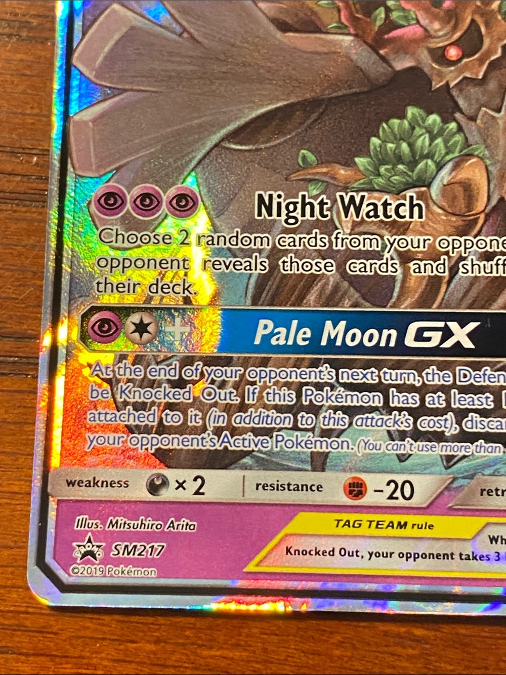 2019 Pokémon Trevenant & Dusknoir GX Holo - SM Black Star Promo - Picture 8 of 15